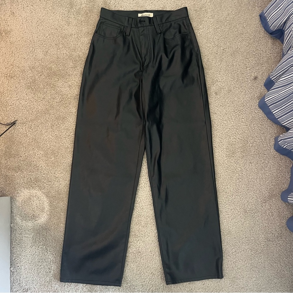 Madewell Faux Leather Pants